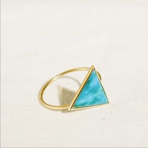 MOCIUN ring Supernova Turquoise/Gold Ring size 6